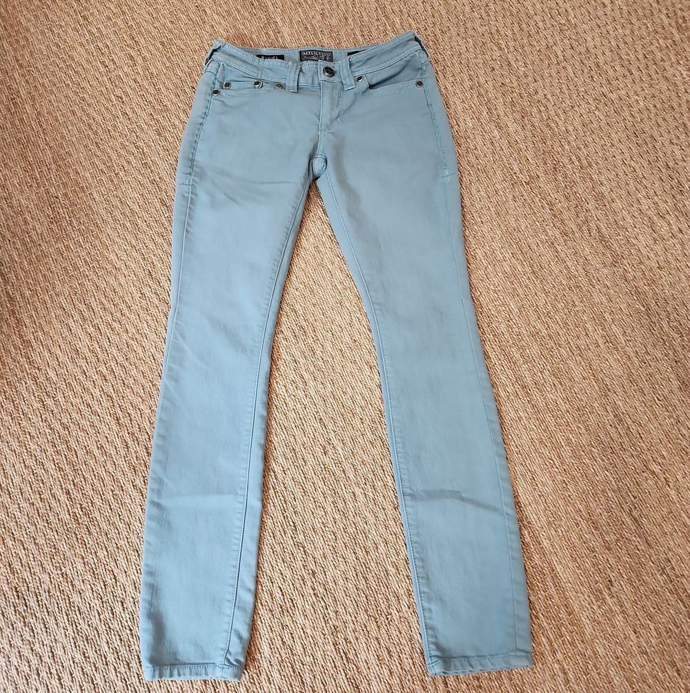 Affliction Light Blue Skinny Jeans Size 27